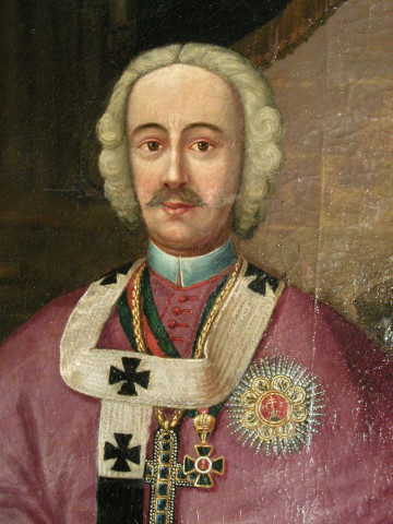 Batthyány József kalocsai érsek (1760-1776) portréja. Ismeretlen osztrák festő. 18. század vége. Vázlat. Kalocsai érseki palota.