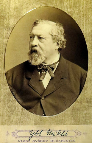 Ybl Miklós építész. Klösz György fotója. 1882.
