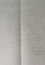 Probojcsevics János plébános levele Haynald Lajos érsekhez. 1884. február 24. KFL. I.1.b. Szabadka-Szent Teréz.